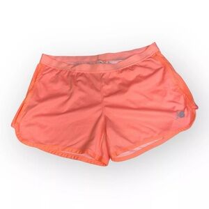 New Balance Athletic Split Lined Running Shorts Polyester Large Women Size L